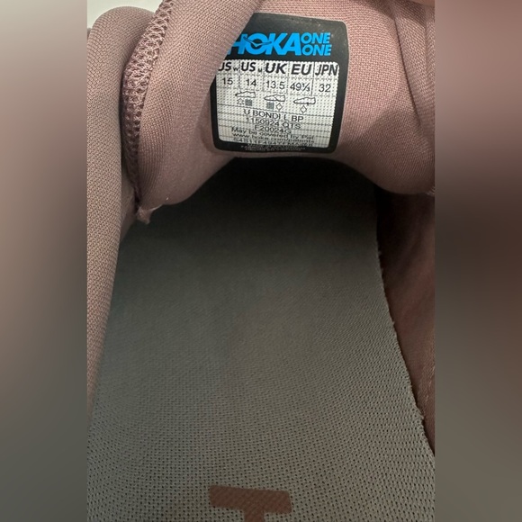 Hoka U Bondi L BP Vibrant Bloom Size US W 15/ M 14 NBS 1150924 NWOB - Picture 5 of 5